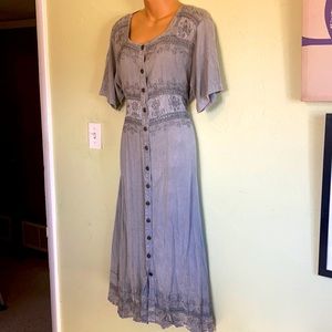 Lovely Boho Indian rayon maxi dress